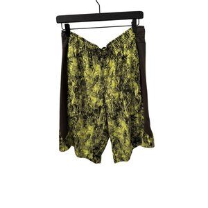 Nike men's dri fit shorts neon yellow size xl